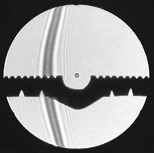 lateral wire test with notchstick