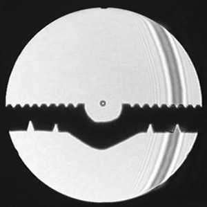 lateral wire test with notchstick