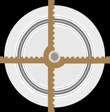 drawing of a spot test on a parabola