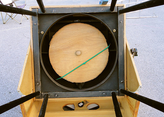 John Sherman's flexible rocker-box telescope