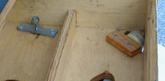 close-up of the flexible rocker-box